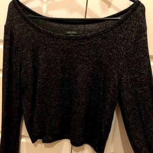 Black sleepwear shirt